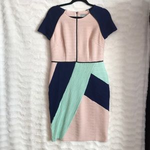 Anthropologie Maeve color-block dress